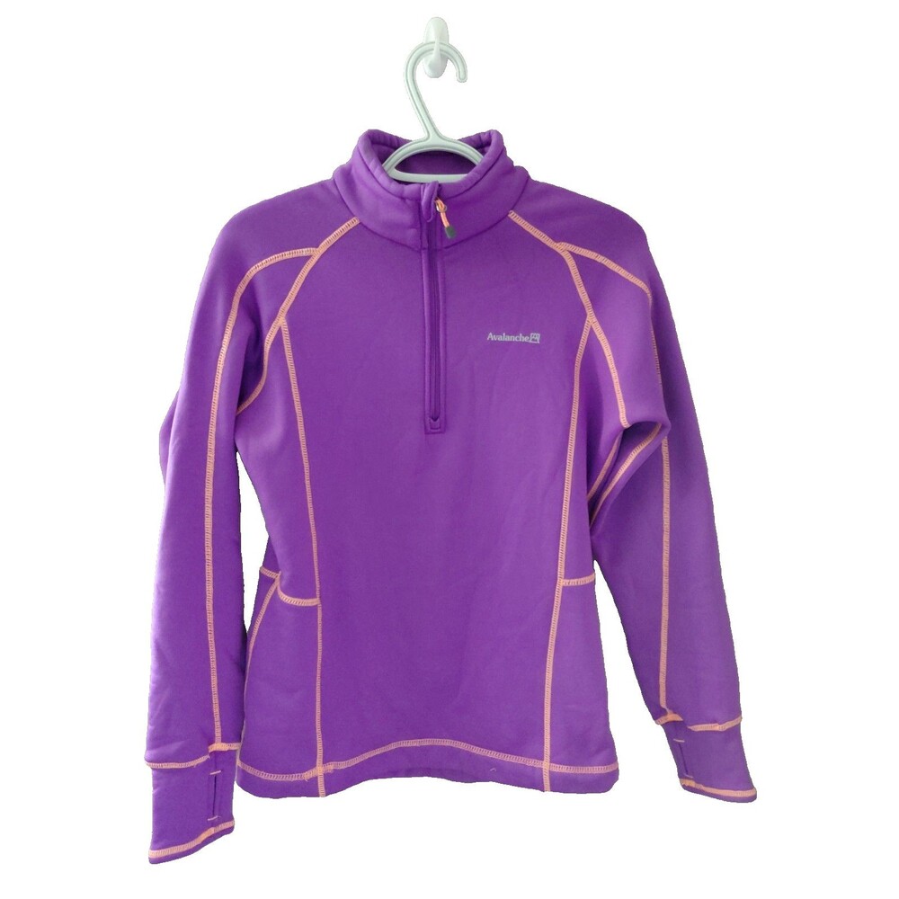 Avalanche Jacket Women's Purple Peach 1/4 Zip Jacket Size Medium